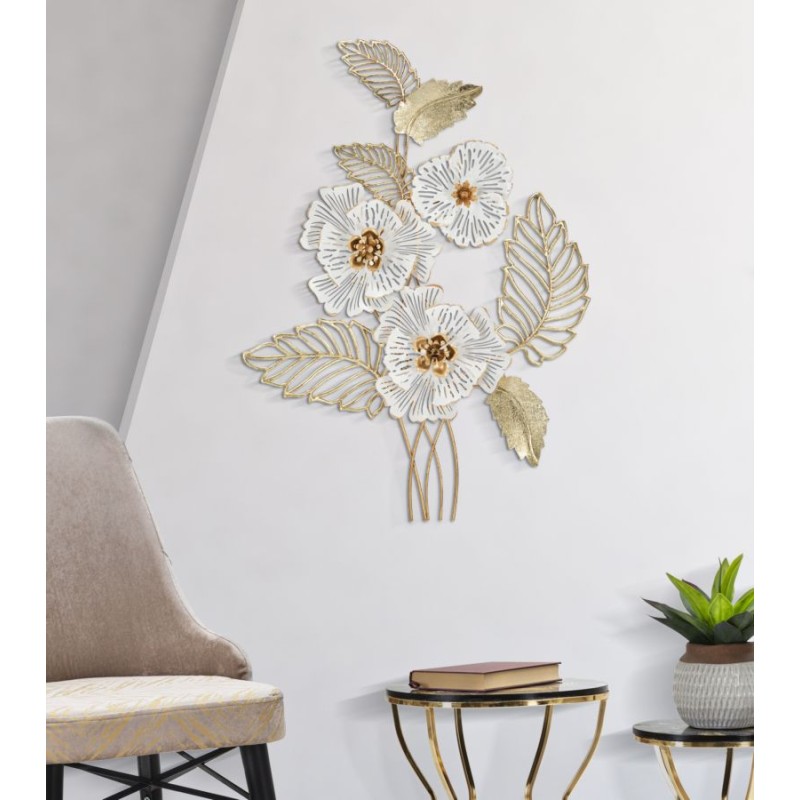 Panel mural blanco – Pureza y modernidad en la pared (54 x 6,4 x 73,7 cm)