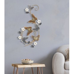 Panel mural DELIS – Formas refinadas y suaves (45,1 x 5,1 x 87,6 cm)