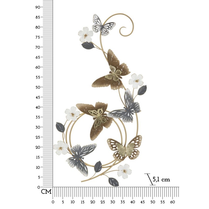 Panel mural DELIS – Formas refinadas y suaves (45,1 x 5,1 x 87,6 cm)