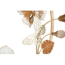 Panel mural redondo – La perfección geométrica del metal (58,4 x 5,1 x 63,5 cm)