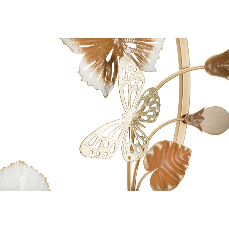 Panel mural redondo – La perfección geométrica del metal (58,4 x 5,1 x 63,5 cm)