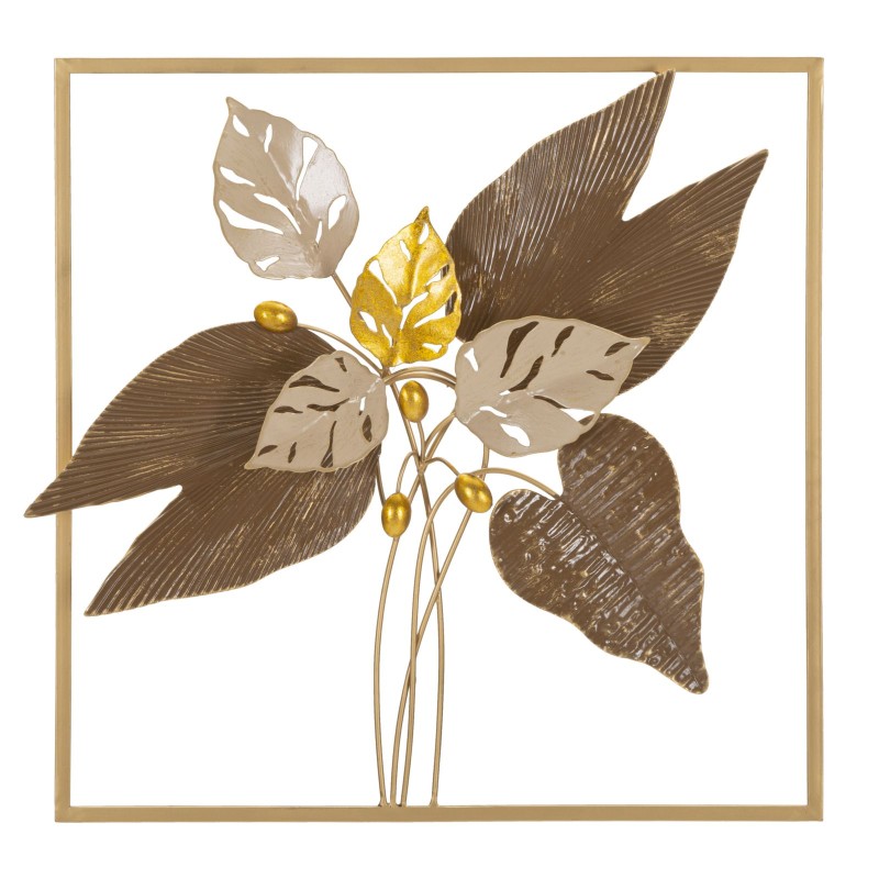 Panel de pared BROWY – Un toque de estilo industrial chic (50,2 x 5,1 x 50,2 cm)