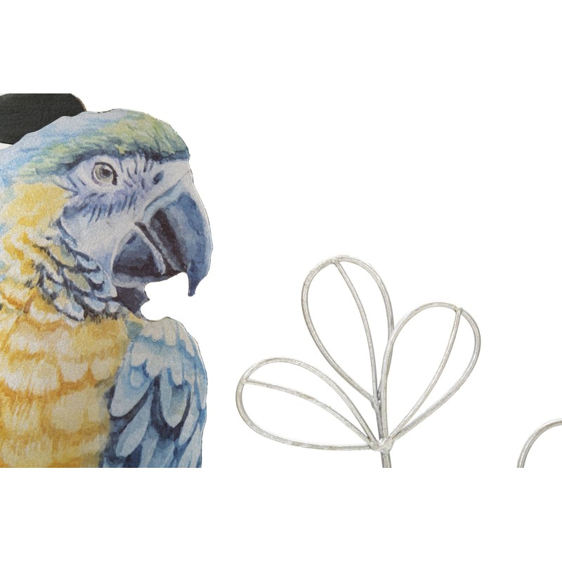 Panel de pared PARROT – Colores tropicales y brillo glamuroso (28,6 x 2,5 x 74,3 cm)