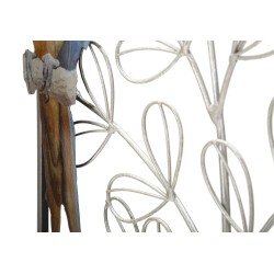 Panel de pared PARROT – Colores tropicales y brillo glamuroso (28,6 x 2,5 x 74,3 cm)