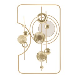 Panel de pared dorado: un brillo elegante para tus interiores (49,5 x 3,8 x 80 cm)