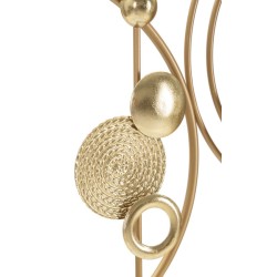 Panel de pared dorado: un brillo elegante para tus interiores (49,5 x 3,8 x 80 cm)