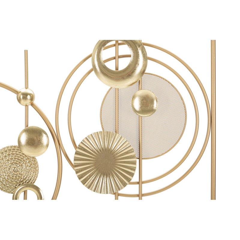 Panel de pared dorado: un brillo elegante para tus interiores (49,5 x 3,8 x 80 cm)