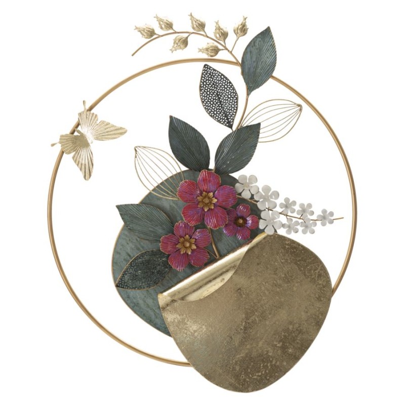 Panel de pared GARD – Hierro de diseño natural (67 x 8 x 74 cm)