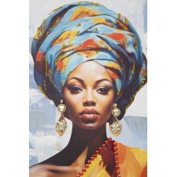 Cuadro enmarcado DAPHNE – Elegancia y estilo contemporáneo (52 x 4,5 x 152 cm)