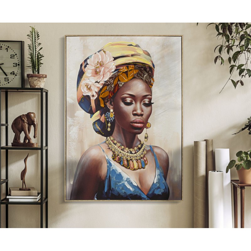 Cuadro enmarcado AYDA – Un toque artístico único (72 x 4,5 x 102 cm)