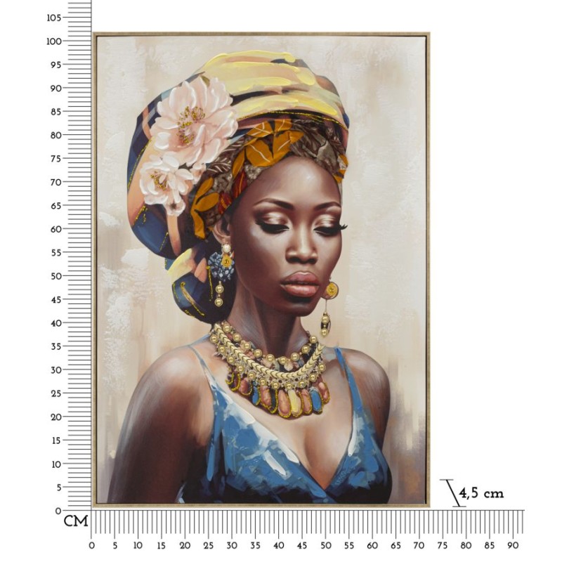 Cuadro enmarcado AYDA – Un toque artístico único (72 x 4,5 x 102 cm)