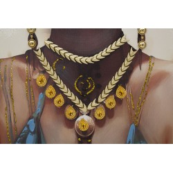 Cuadro enmarcado AYDA – Variación contemporánea (72 x 4,5 x 102 cm)