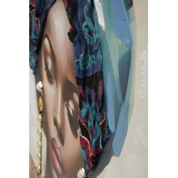 Cuadro enmarcado AYDA – Variación contemporánea (72 x 4,5 x 102 cm)