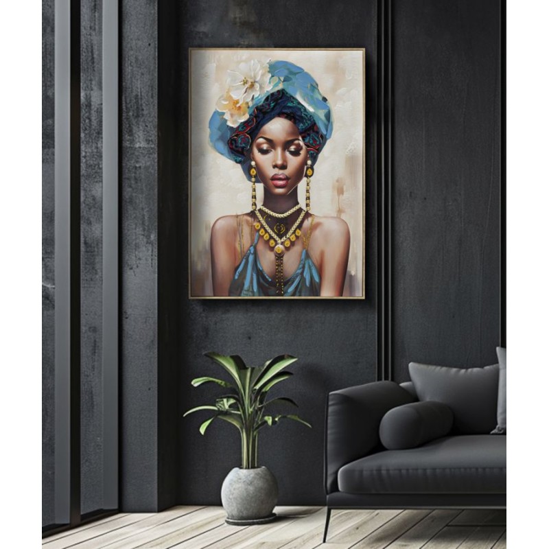 Cuadro enmarcado AYDA – Variación contemporánea (72 x 4,5 x 102 cm)