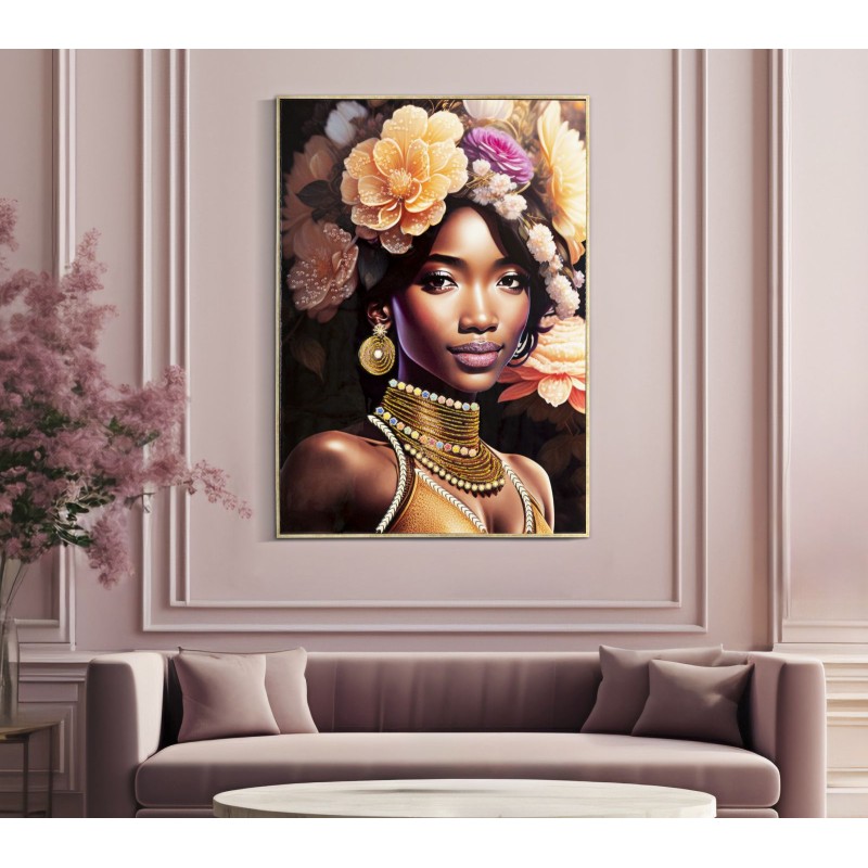 Cuadro enmarcado ZENA – Refinamiento moderno para tus paredes (72 x 4,5 x 102 cm)