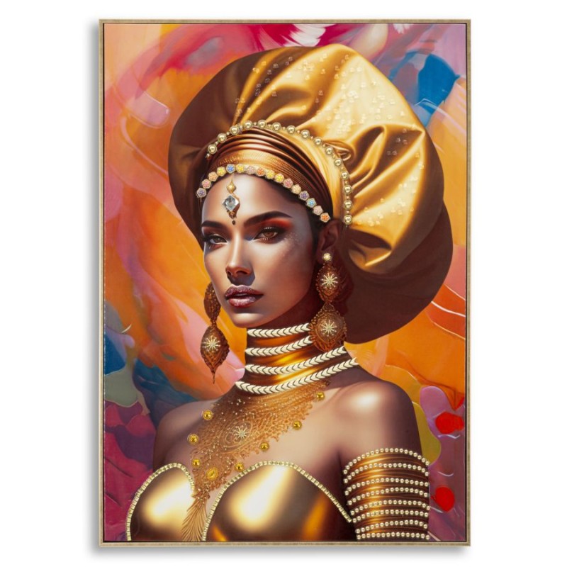 Cuadro enmarcado SAMIRA – Un acabado elegante y con estilo (72 x 4,5 x 102 cm)