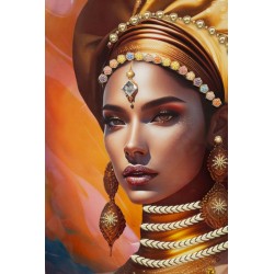 Cuadro enmarcado SAMIRA – Un acabado elegante y con estilo (72 x 4,5 x 102 cm)