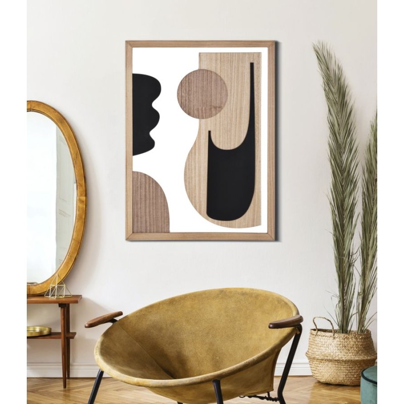 Panel de pared ASTRY – Versión B, diseño refinado (60 x 2 x 80 cm)