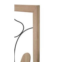 Panel mural ASTROY – Versión B, elegancia contemporánea (60 x 2 x 80 cm)