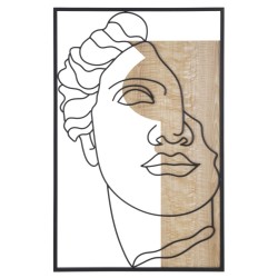 Panel de pared DAVID – Diseño moderno y sutil (50 x 2 x 80 cm)