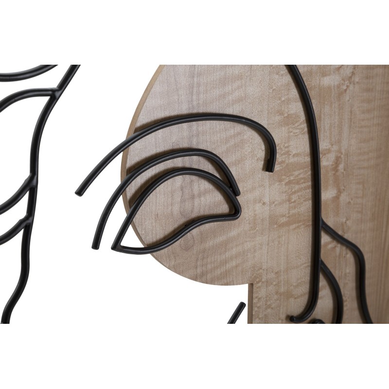 Panel de pared DAVID – Diseño moderno y sutil (50 x 2 x 80 cm)