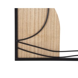 Panel mural DAVID – Versión B, líneas armoniosas (55 x 2 x 80 cm)