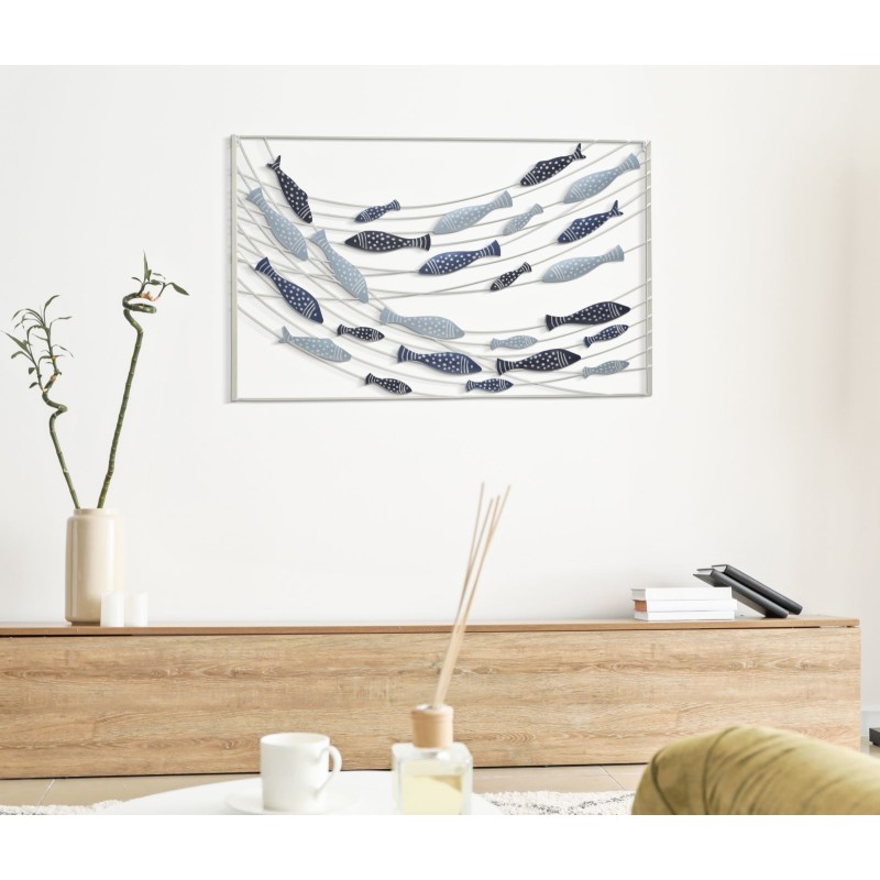 Panel mural PESCI – Elegancia y sencillez (96,5 x 1,5 x 61 cm)