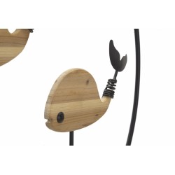 Panel de pared BALLENA – Decoración marina contemporánea (56 x 2 x 60 cm)