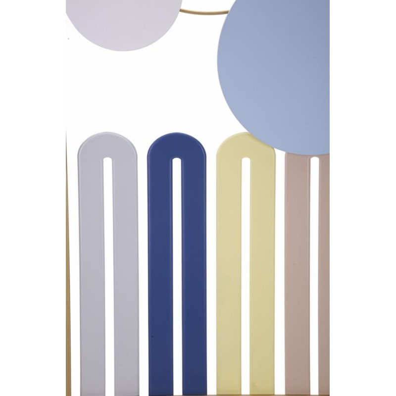 Panel de pared COLORFUL – A – Colores vibrantes y brillantes (37 x 2 x 84 cm)