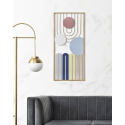 Panel de pared COLORFUL – A – Colores vibrantes y brillantes (37 x 2 x 84 cm)