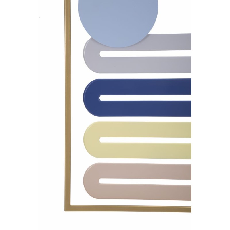 Panel de pared COLORFUL – B – Armonía cromática (37,5 x 2 x 84 cm)