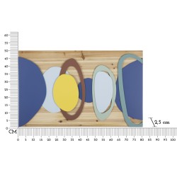 Panel de pared COLOR MADERA – Naturaleza y elegancia (80 x 2,5 x 50 cm)