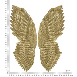 Panel de pared Super Wings – Juego de 2 para un efecto espectacular (60 x 8 x 146 cm)