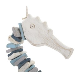 Caballito de mar colgante de colores – Decoración marina original (22 x 6 x 55 cm)