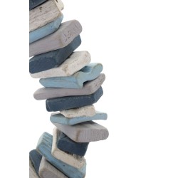 Caballito de mar colgante de colores – Decoración marina original (22 x 6 x 55 cm)