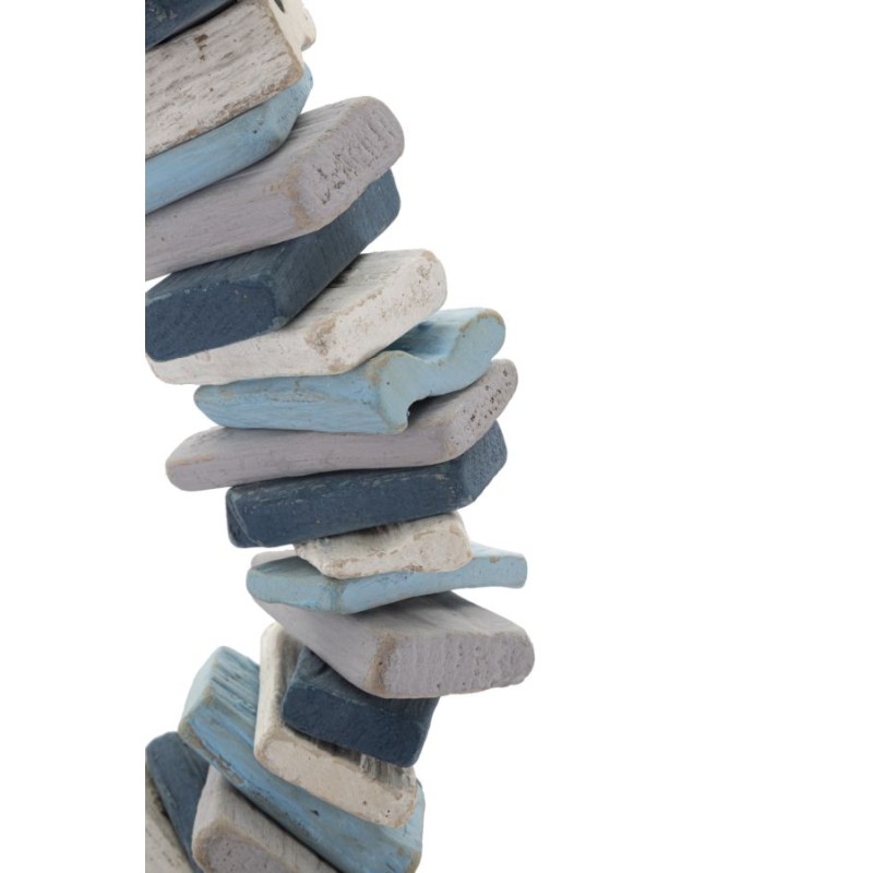 Caballito de mar colgante de colores – Decoración marina original (22 x 6 x 55 cm)