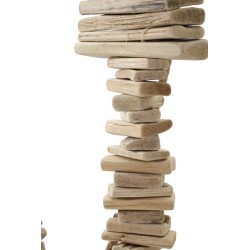 Ancla colgante natural – Elemento decorativo náutico (39 x 7 x 46 cm)