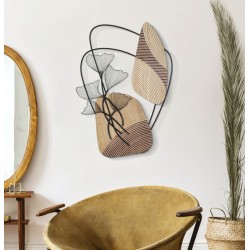 Panel mural TALI – Diseño contemporáneo y refinado (70 x 3 x 100 cm)