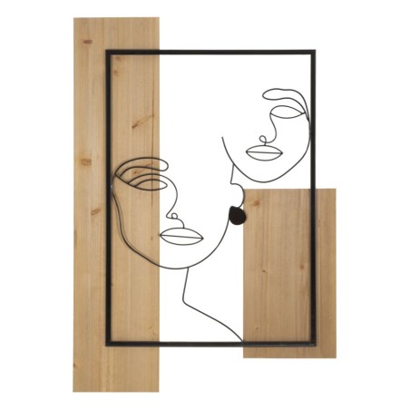 Paneles murales de hierro y madera – Elegancia y autenticidad (63 x 2 x 90 cm)