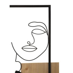 Paneles murales de hierro y madera – Elegancia y autenticidad (63 x 2 x 90 cm)