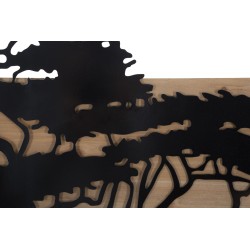 Panel de pared LAGOS – Juego de 3 piezas, estilo moderno y elegante (204 x 2 x 80 cm / 72 x 2 x 80 – 60 x 2 x 80)