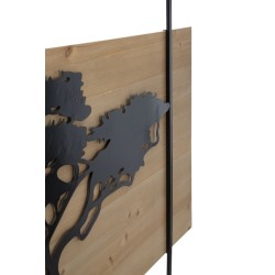 Panel de pared LAGOS – Juego de 3 piezas, estilo moderno y elegante (204 x 2 x 80 cm / 72 x 2 x 80 – 60 x 2 x 80)