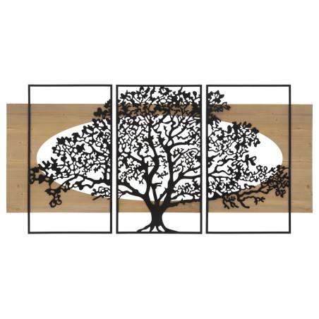 Panel de pared TREE – Juego de 3 piezas, diseño natural (176 x 2 x 90 cm / 63 x 2 x 90 – 50 x 2 x 90)