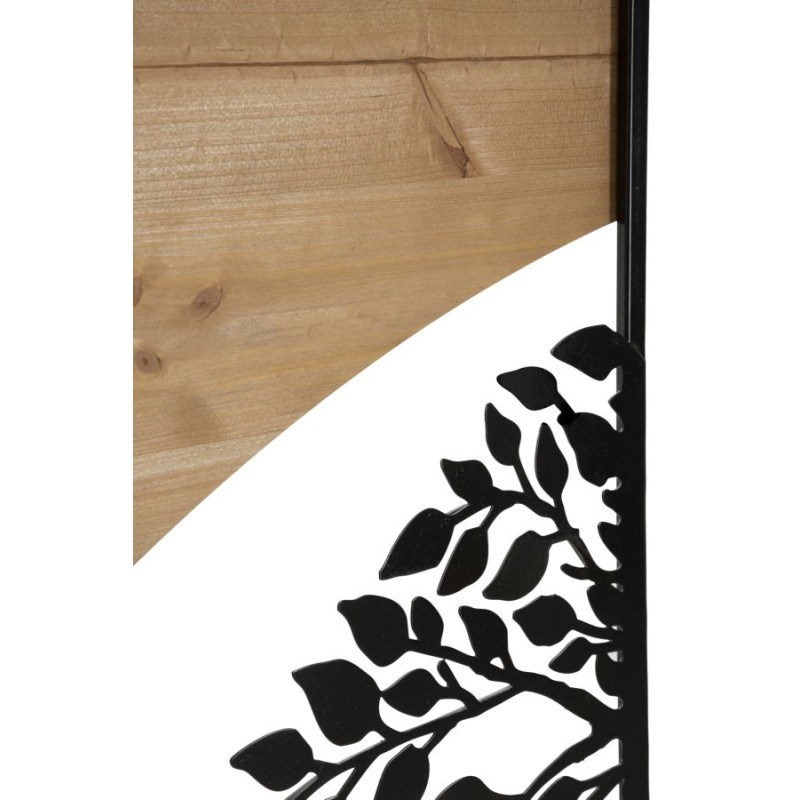 Panel de pared ARC – Juego de 3 piezas, líneas contemporáneas (105 x 2 x 70 cm / 35 x 2 x 70 cm)