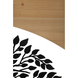Panel de pared ARC – Juego de 3 piezas, líneas contemporáneas (105 x 2 x 70 cm / 35 x 2 x 70 cm)