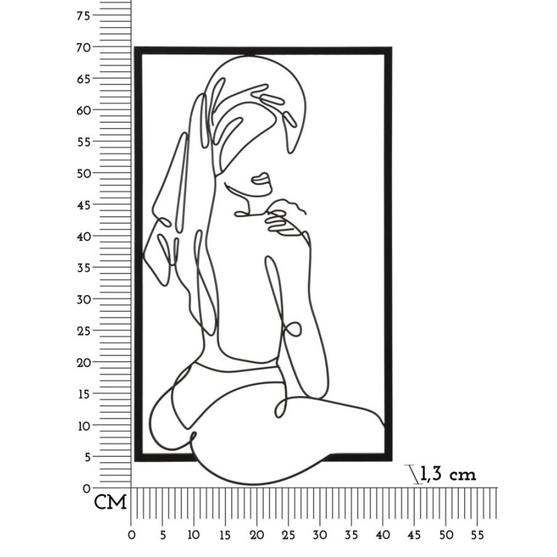 Panel de pared MURO TOWEL – Estilo y minimalismo (40 x 1,3 x 70 cm)