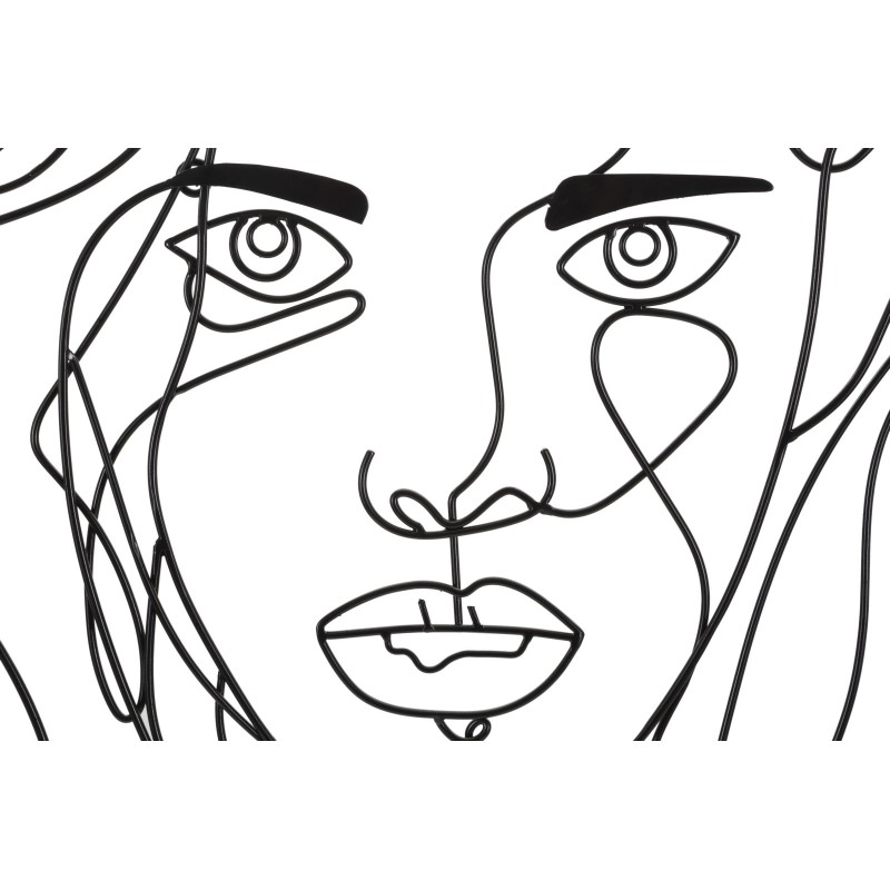 Panel mural FACE – Decoración artística (57,5 x 1,3 x 80 cm)