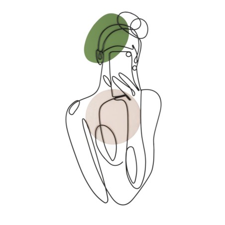 Panel mural LADY COLOR – Refinamiento colorido (40 x 1,3 x 80 cm)