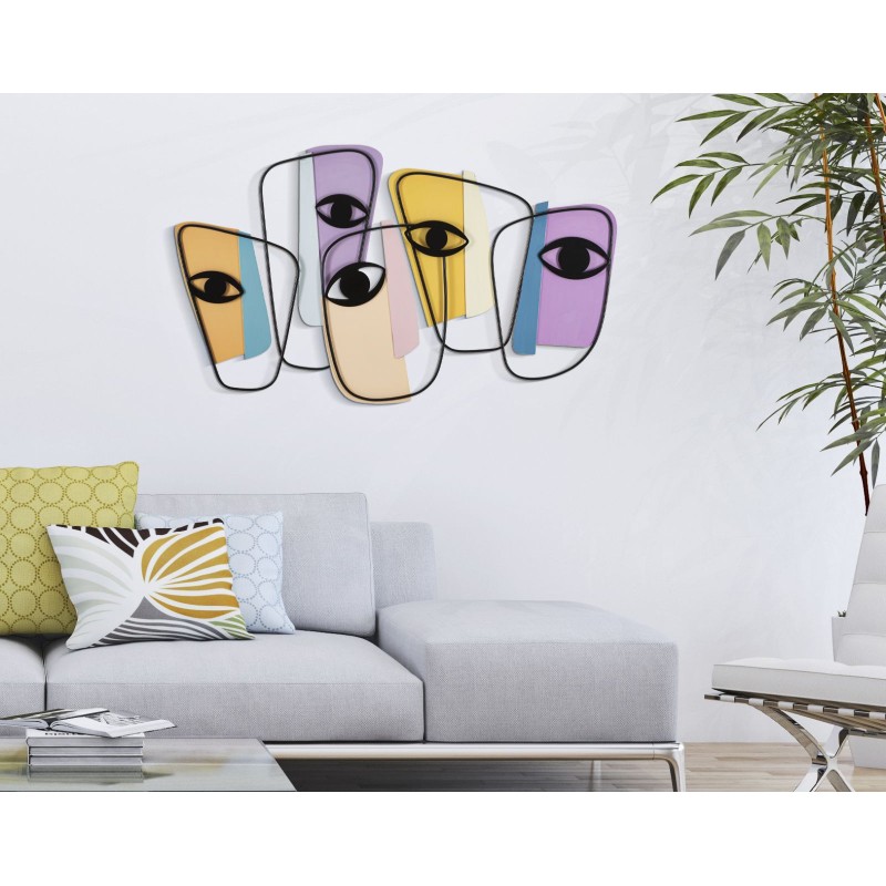 Panel mural OJOS – A – Intenso y cautivador (120 x 2 x 72 cm)