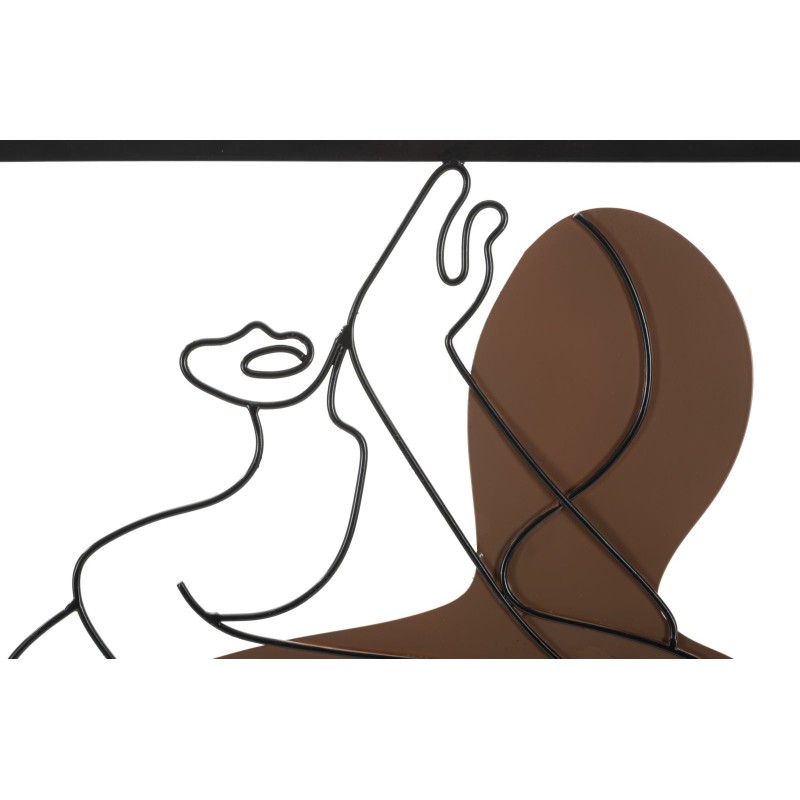 Panel de pared PAREJA – Armonía decorativa (60 x 1,3 x 80 cm)